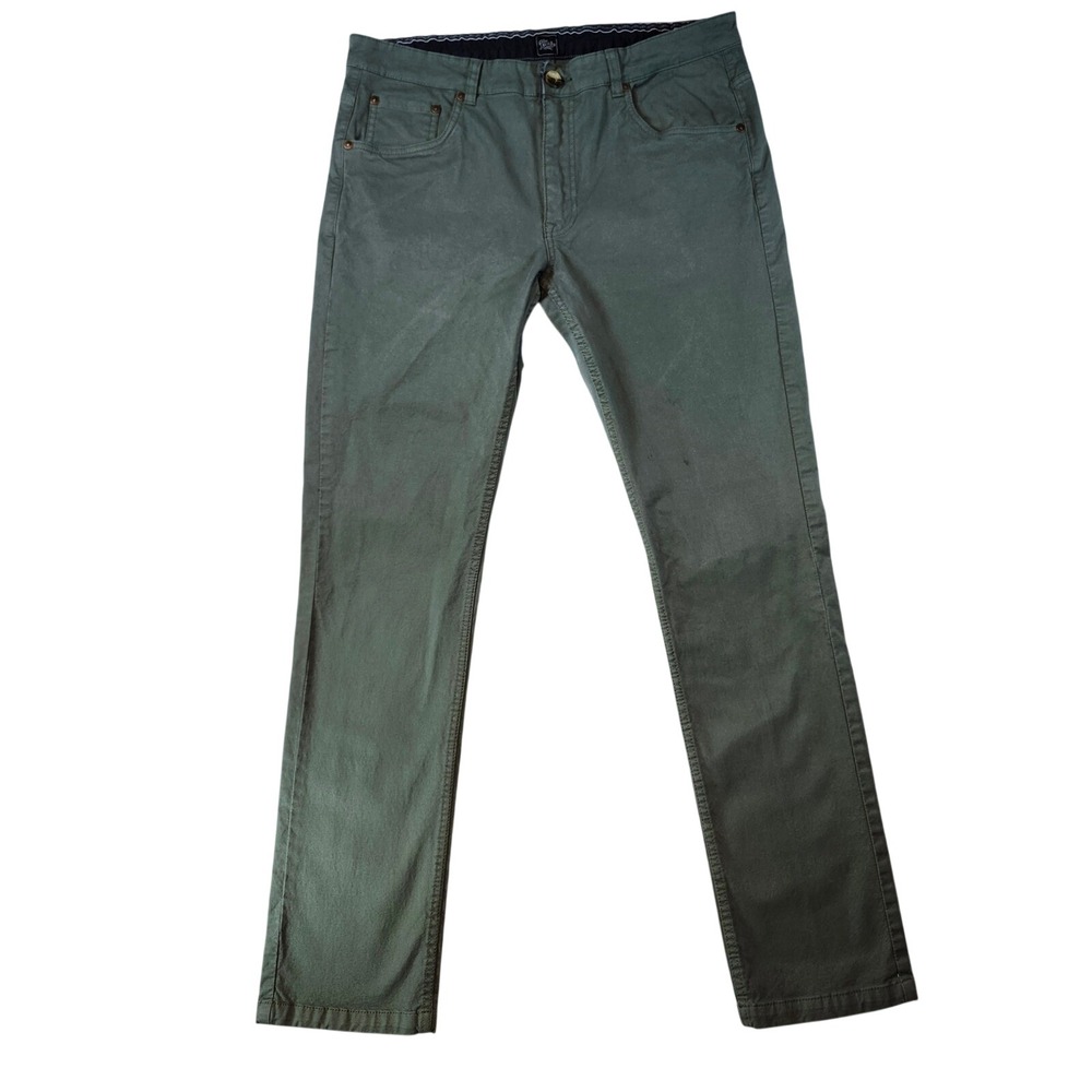 Jack & Jones Bowie Fit Pants Mens 34 Olive‎ Green Good Slim Straight Chino
